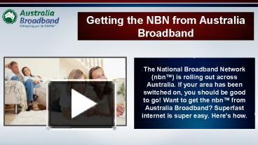 Ppt National Broadband Network Nbn Powerpoint Presentation Free