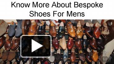 PPT – Top Quality Bespoke Shoes For Mens PowerPoint presentation | free ...