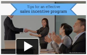 PPT – How to create an effective incentive program? PowerPoint ...
