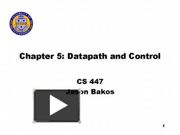 PPT – Chapter 5: Datapath and Control PowerPoint presentation | free to ...