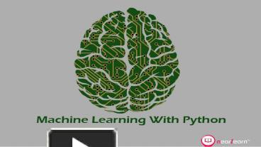 PPT – Machine learning python online course PowerPoint presentation ...