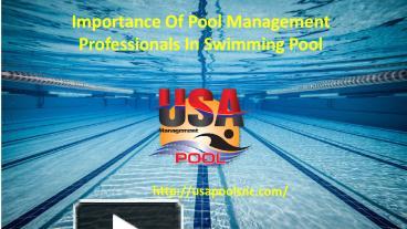 pool management