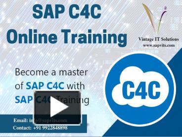 SAP C4C Training Material PPT (1) presentation | free to download