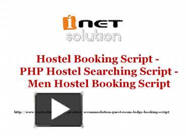 PPT – Hostel booking script - PHP hostel searching script - Men hostel ...