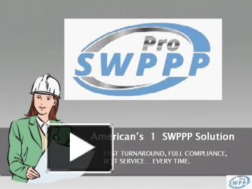 PPT – SWPPP Narrative PowerPoint presentation | free to download - id ...