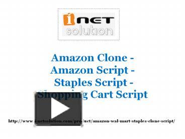 PPT – Amazon Clone - Amazon Script - Staples Script PowerPoint ...