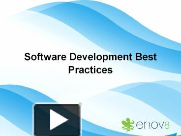 Software Development Best Practices presentation | free to download