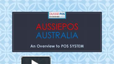 POS System: An Overview presentation | free to download