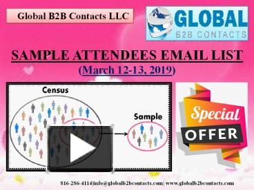 SAMPLE ATTENDEES EMAIL LIST presentation | free to download