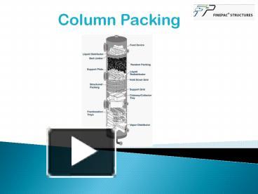 Column Packing presentation | free to download