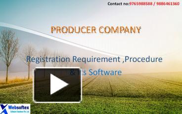 PPT – Producer Company Software PowerPoint presentation | free to ...