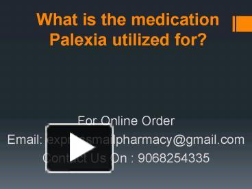 Order Palexia Generic