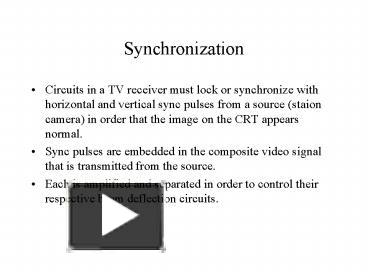 PPT – Synchronization PowerPoint presentation | free to view - id ...