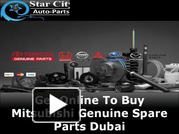 PPT – Buy Mitsubishi Genuine Spare Parts Dubai PowerPoint presentation ...