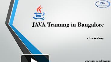 PPT – Java Training PowerPoint presentation | free to download - id ...