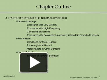 PPT – Chapter Outline PowerPoint presentation | free to view - id ...