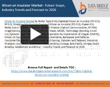 PPT – Silicon on Insulator Market– Future Scope, Industry Trends and ...