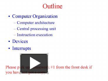 Outline presentation | free to download