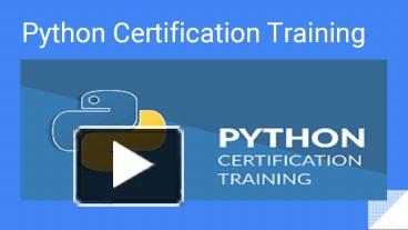 PPT – Python Training in Gurgaon PowerPoint presentation | free to ...