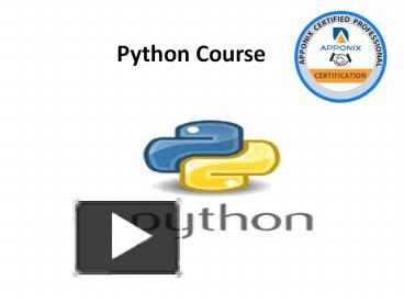 PPT – python course PowerPoint presentation | free to download - id ...