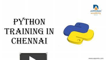 PPT – Python Training in Chennai PowerPoint presentation | free to ...