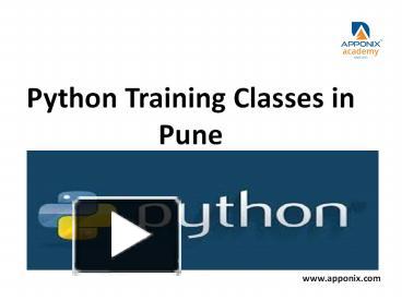 PPT – Python-Training-in-pune PowerPoint presentation | free to ...
