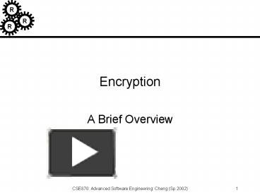 PPT – Encryption PowerPoint presentation | free to download - id: 93456 ...