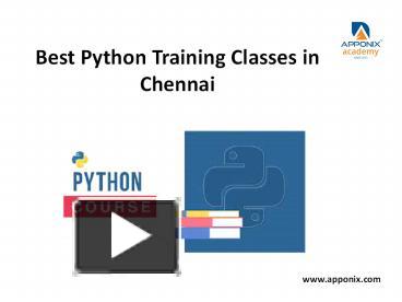 PPT – Python training in chennai PowerPoint presentation | free to ...