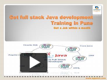 Get full stack Java development Training in Pune, Get a Job within a ...
