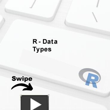 R - data types presentation | free to download