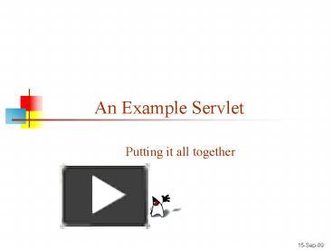 PPT – An Example Servlet PowerPoint presentation | free to download ...