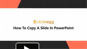 How To Copy A Slide In PowerPoint presentation | free to download