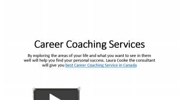 PPT – Career Coaching Services PowerPoint presentation | free to ...