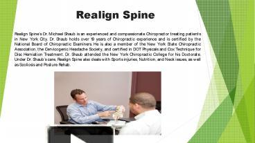 PPT – Realign Spine PowerPoint presentation | free to download - id ...
