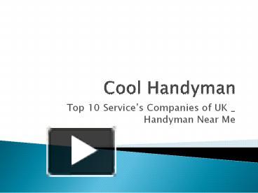 Top 10 Service’s Companies Handyman Near Me