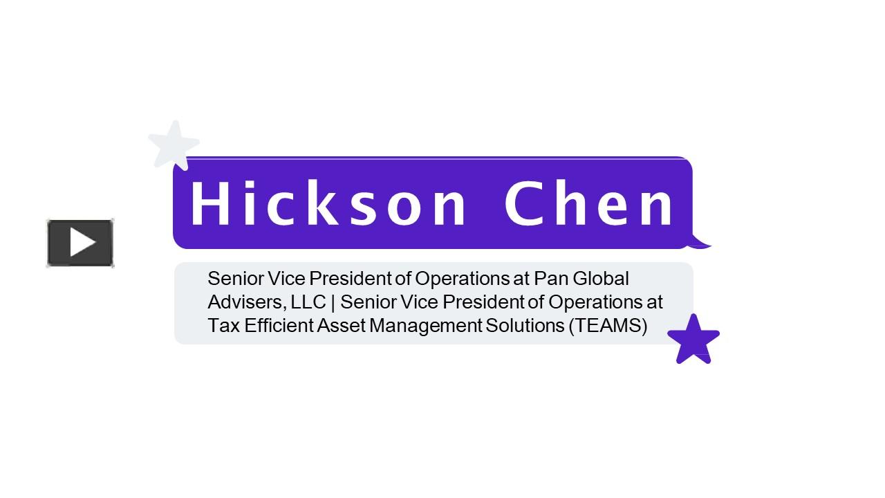 PPT – Hickson Chen - Possesses Great Communication Skills PowerPoint ...