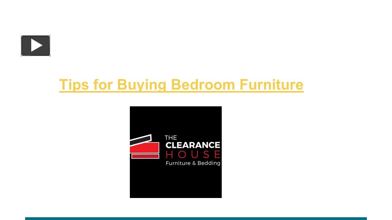 Tips for Buying Bedroom Furniture presentation | free to download