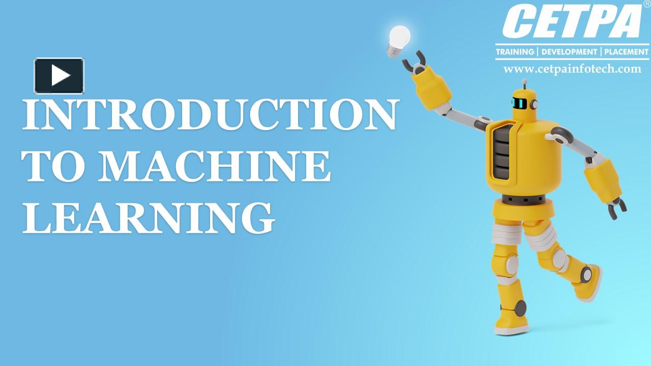 PPT – Introduction To Machine Learning PowerPoint presentation | free ...