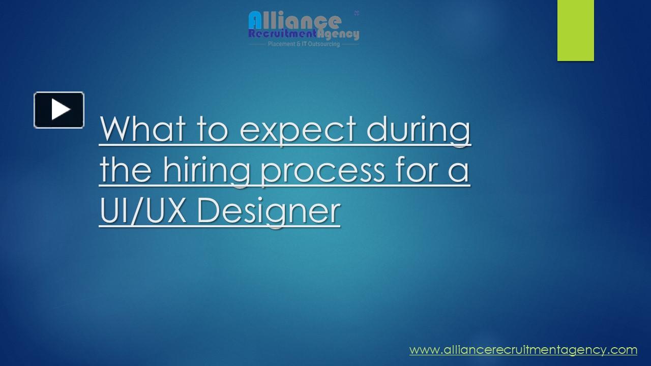 Best Service to Hire UI UX Designer presentation | free to download