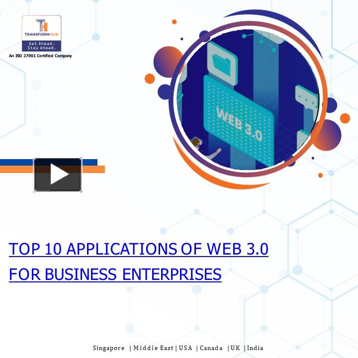 PPT – Top 10 Applications of Web 3.0 for Business Applications ...