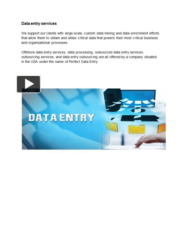 PPT – The accountant data entry PowerPoint presentation | free to ...