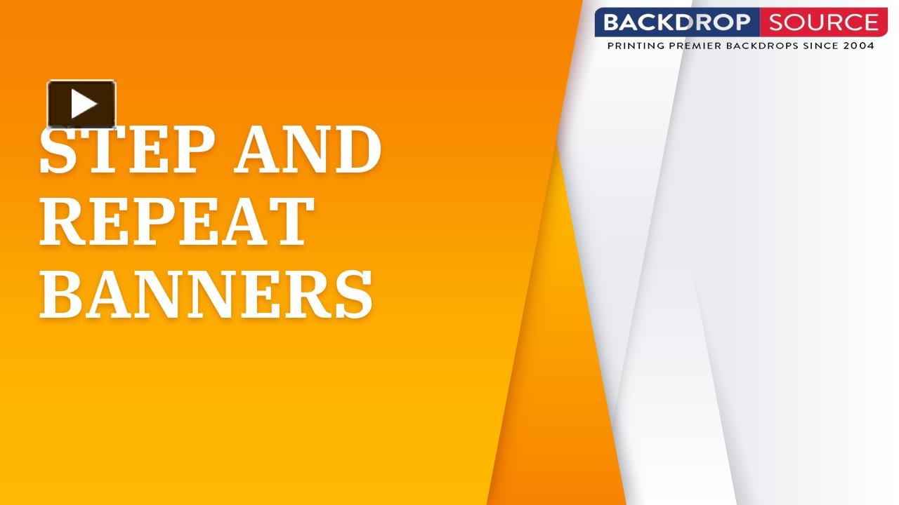 PPT – Step And Repeat Banners PowerPoint presentation | free to ...