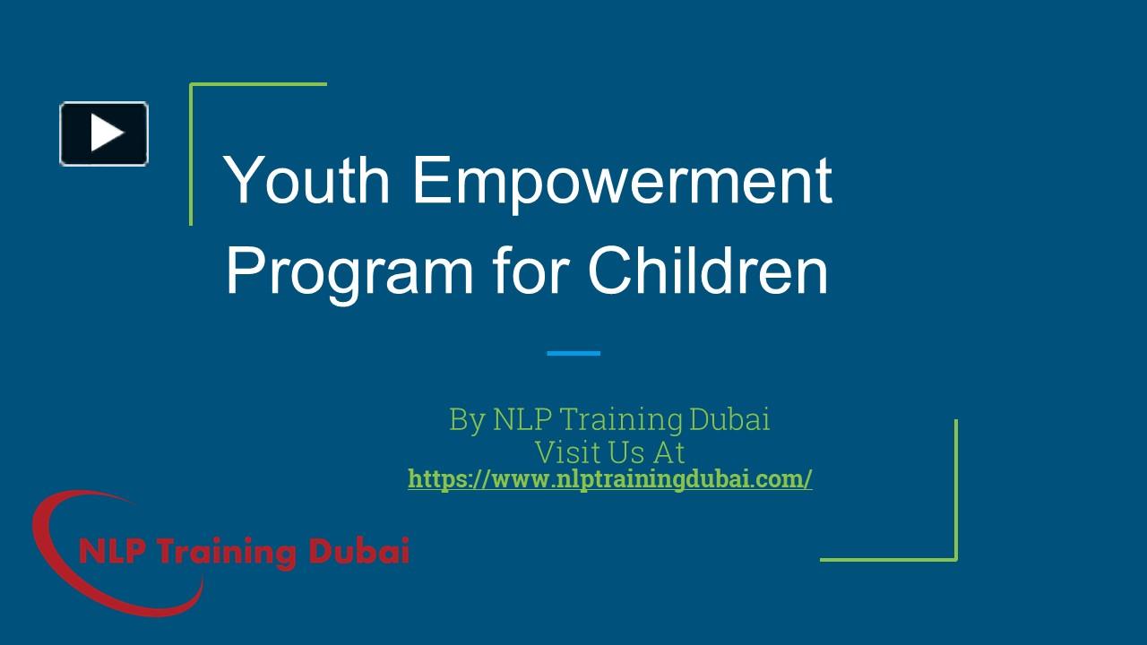 Youth Empowerment Program for Children presentation | free to download