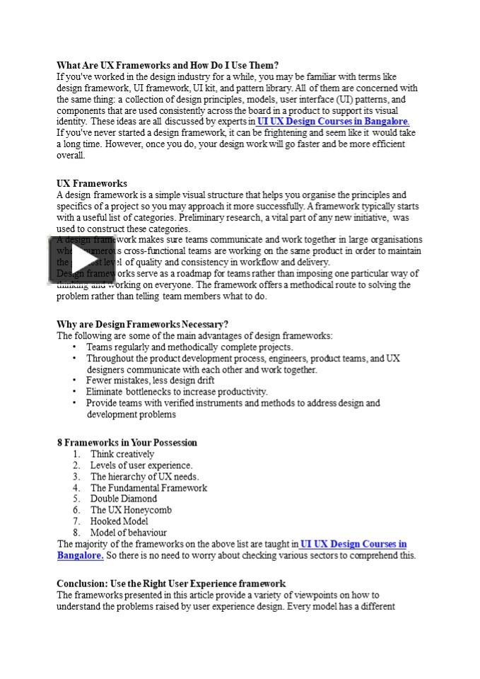 What Are UX Frameworks and How Do I Use Them? presentation | free to ...