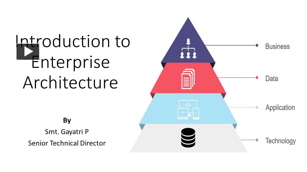 Introduction to Enterprise Architecture presentation | free to download