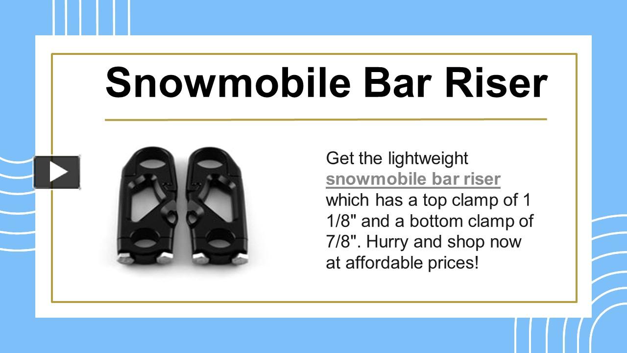 PPT – Snowmobile Bar Riser PowerPoint presentation | free to download ...