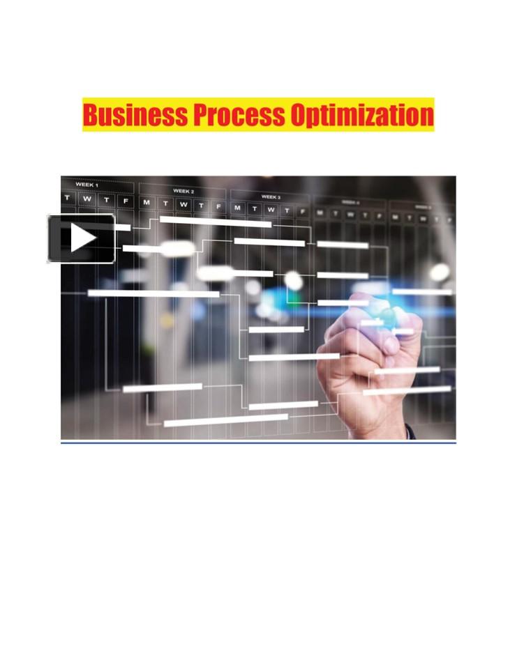 PPT – Business Process Optimization PowerPoint presentation | free to ...
