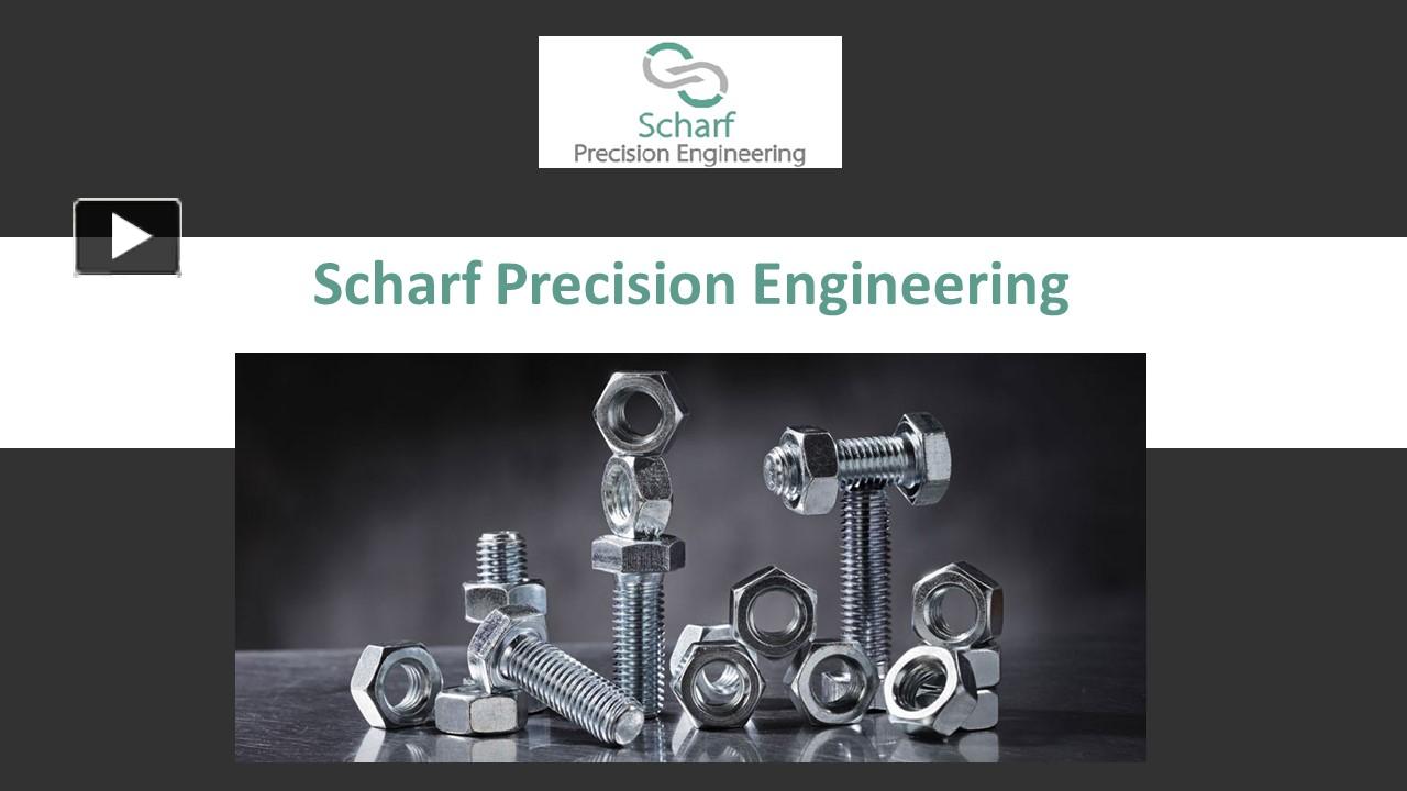 Custom Precision Machined Parts by Scharf Precision Engineering ...