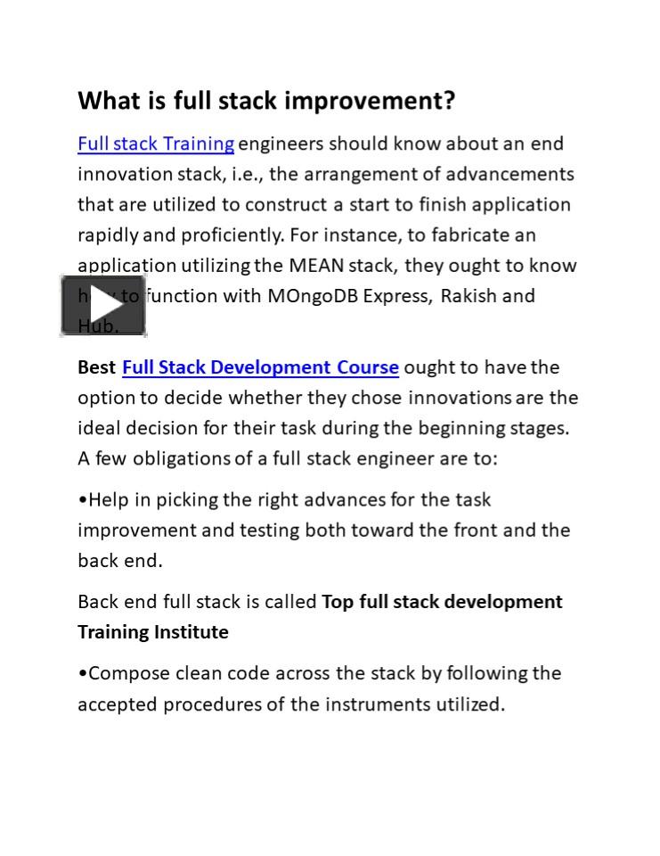 PPT – full stack development PowerPoint presentation | free to download ...