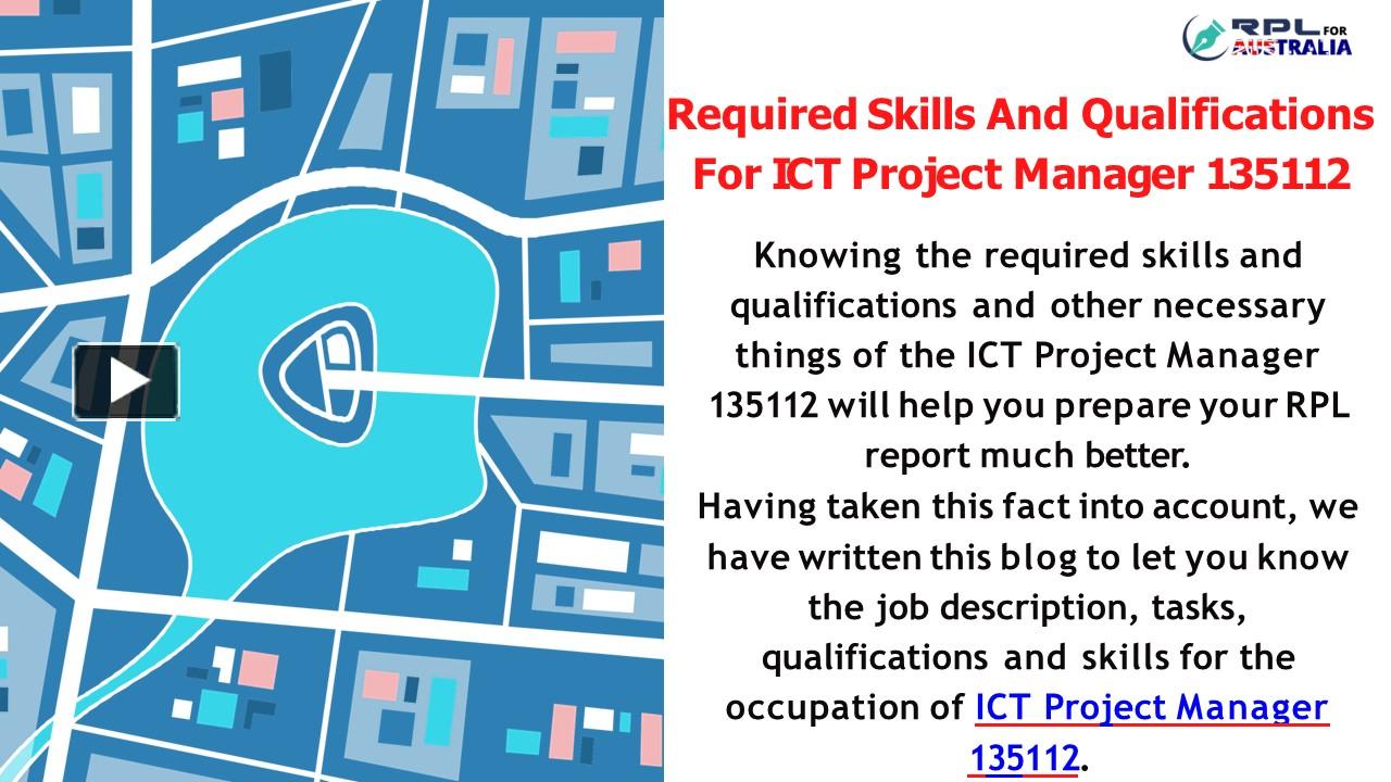 PPT – Required Skills And Qualifications For ICT Project Manager 135112 ...